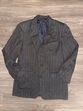 Vintage Christian Dior Monsieur Pinstripe Wool Blazer 80s / 90s